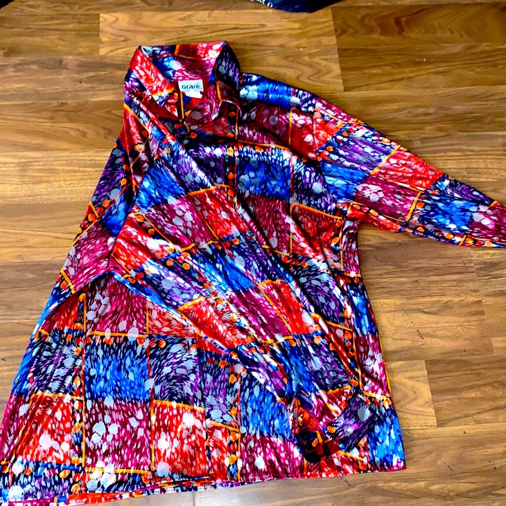 Vintage retro button shirt